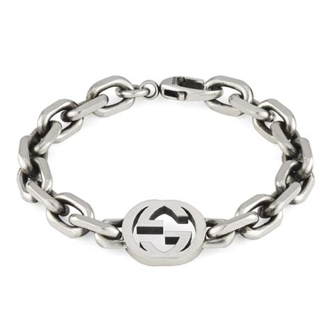 gucci braccialetto|gucci interlocking bracelet.